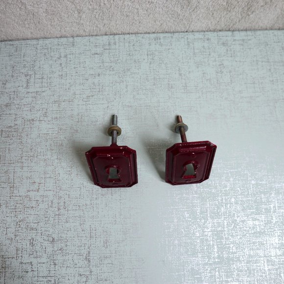 Hobby Lobby KEY Hole Shaped Metal Drawer Pull Cabinet Knob Keyhole Keys Draw - Picture 3 of 16